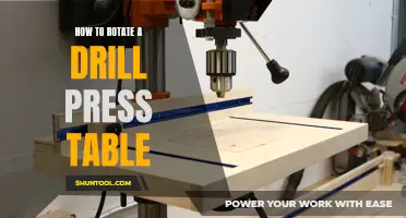 Elevate Your Woodworking Skills: Mastering the Art of Rotating a Drill Press Table