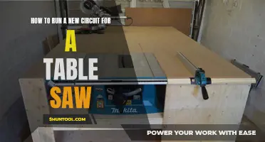 A Comprehensive Guide to Installing a Dedicated Circuit for Your Table Saw