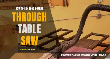 The Long and Straight Saw Path: Mastering Table Saws for Longboards
