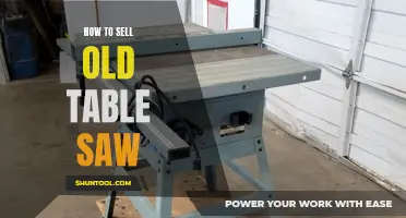 Selling Your Old Table Saw: A Guide to Getting the Best Return