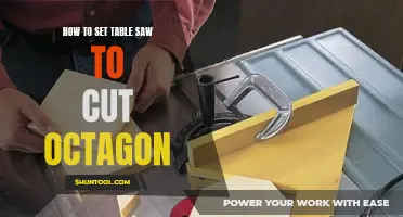 Precision Octagons: Mastering Table Saw Angles for Eight-Sided Shapes
