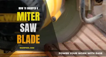 The Keen Edge: Mastering the Art of Miter Saw Blade Sharpening