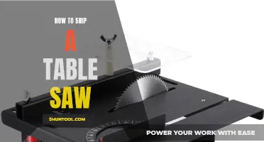 Shipping a Table Saw: A Step-by-Step Guide to Safe Transportation