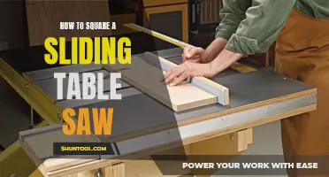 Precision Squaring: Mastering the Sliding Table Saw