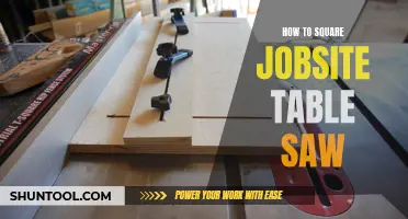 Precision Squaring: Mastering the Jobsite Table Saw