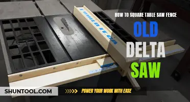 Squaring Your Table Saw Fence: A Guide for Vintage Delta Saws