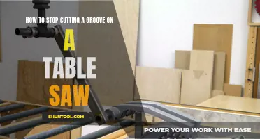 Mastering the Table Saw: Techniques to Avoid Grooving