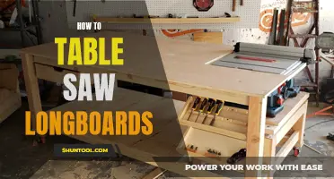 Crafting Longboards with Table Saws: A Comprehensive Guide