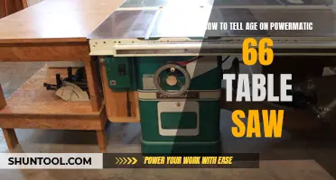 Unveiling the Age of Your Powermatic 66 Table Saw: A Comprehensive Guide