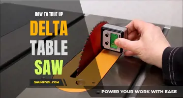 Perfecting the Precision: Truing Your Delta Table Saw