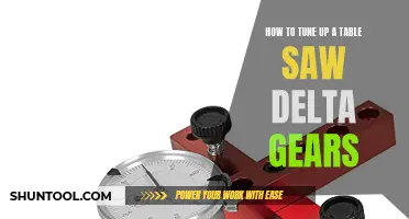Fine-Tuning Your Table Saw: Mastering Delta Gear Adjustments