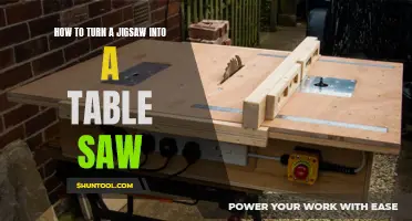 Transforming a Jigsaw into a Table Saw: A DIY Enthusiast's Guide