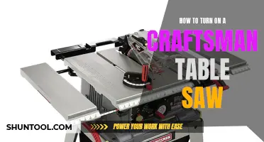 Craftsman Table Saws: Unlocking Their Power with a Simple Flip of a Switch