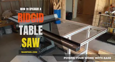 Upgrading Your Ridgid Table Saw: A Comprehensive Guide