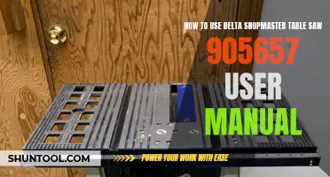 Unraveling the Delta Shopmaster Table Saw 905657: A Comprehensive Guide