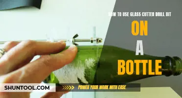 Master the Art of Using a Glass Cutter Drill Bit on a Bottle