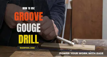 Master the Art of Using a Groove Gouge Drill