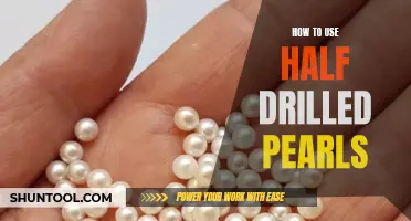 Unlock Your Creativity with Half Drilled Pearls: Tips and Techniques for Beautiful Jewelry