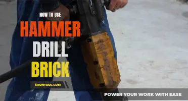 Mastering the Art of Using a Hammer Drill on Brick: A Comprehensive Guide