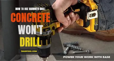 Troubleshooting Tips: How to Use a Hammer Drill When Concrete Won't Drill