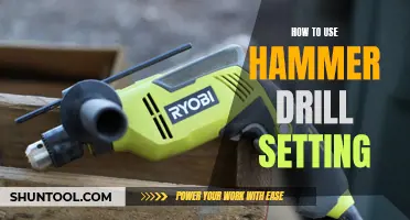 Mastering the Hammer Drill Setting: Tips and Techniques for Effective Use