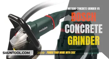Comparing the Metabo Concrete Grinder and Bosch Concrete Grinder: Which One Should You Choose?