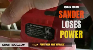 When Your Random Orbital Sander Starts Losing Power, Here's What to Do