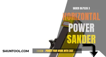 The Saber BG752A: A Versatile and Efficient Horizontal Power Sander