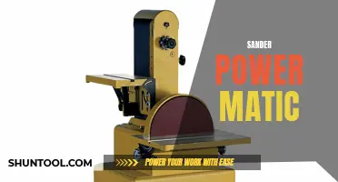 Power Matic Sander: The Ultimate Tool for Smoothing Surfaces