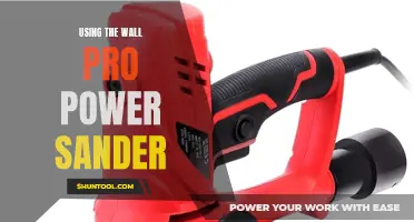 Getting a Smooth Finish: Using the Wall Pro Power Sander for Effortless Sanding