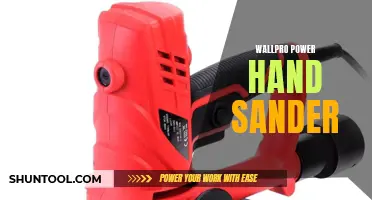 Effortlessly Smooth Surfaces with the WallPro Power Hand Sander