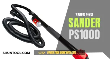 The Power and Precision of the WallPro Power Sander PS1000