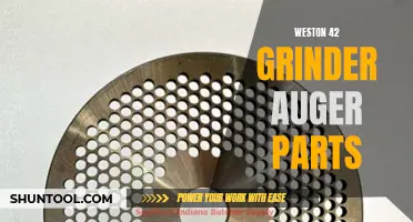 Exploring the Various Weston 42 Grinder Auger Parts for Optimal Performance