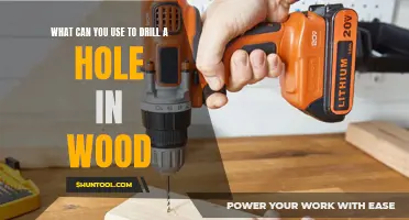 The Essential Tools for Drilling Holes in Wood