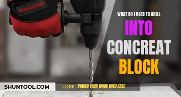 The Essential Tools for Drilling into Concrete Blocks