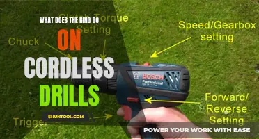 Understanding the Function of the Ring on Cordless Drills