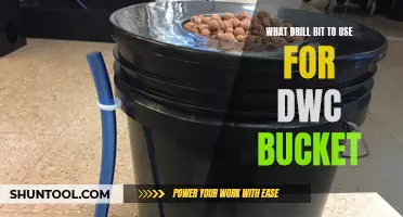 Choosing the Right Drill Bit for Your DWC Bucket: A Handy Guide