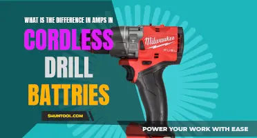 Understanding the Variations in Amps for Cordless Drill Batteries