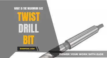 The Limit of Twist Drill Bit Size Revealed