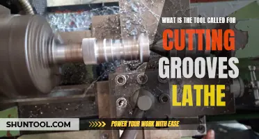 Overview of the Tool Used for Cutting Grooves on a Lathe