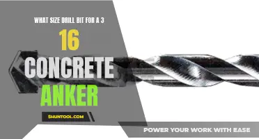 Choosing the Right Size Drill Bit for a Concrete Anchor: A Handy Guide