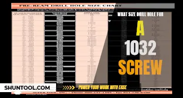 How to Determine the Proper Drill Hole Size for a #10-32 Screw