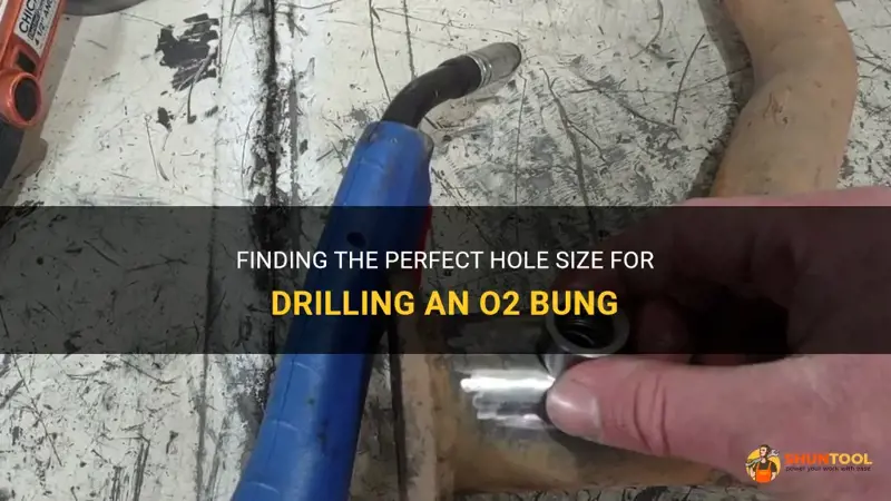 what size hole to drill for o2 bung