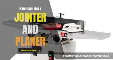 Top Places to Rent a Jointer and Planer