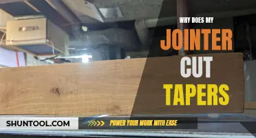 Why Does My Jointer Cut Tapers: Common Causes and Solutions