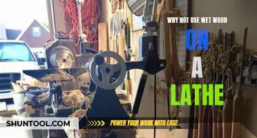 Why Using Wet Wood on a Lathe is a Bad Idea