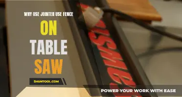 The Importance of Using a Jointer Fence on a Table Saw