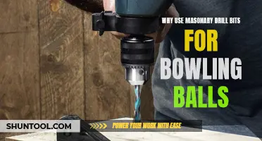 The Benefits of Using Masonry Drill Bits for Bowling Balls