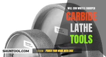 Can CBN Wheels Effectively Sharpen Carbide Lathe Tools?
