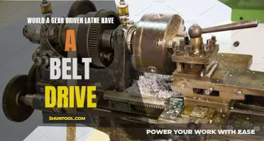 The Advantages and Disadvantages of Using a Gear Driven Lathe Instead of a Belt Drive